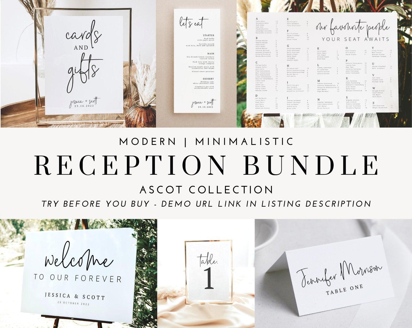 Ascot Reception Bundle - THE SUNDAE CREATIVE