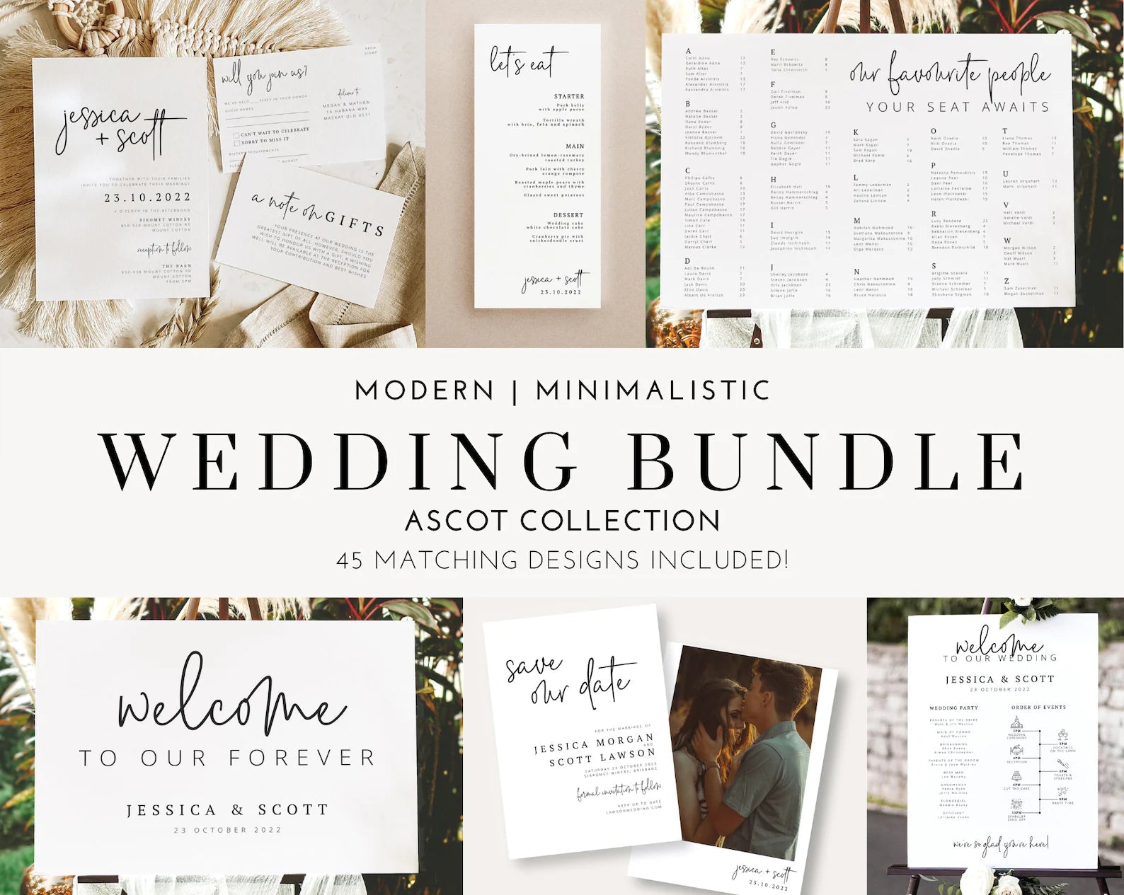 Ascot Wedding Bundle - THE SUNDAE CREATIVE