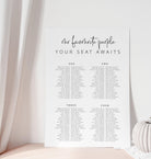 Banquet Seating Chart Ascot - THE SUNDAE CREATIVE