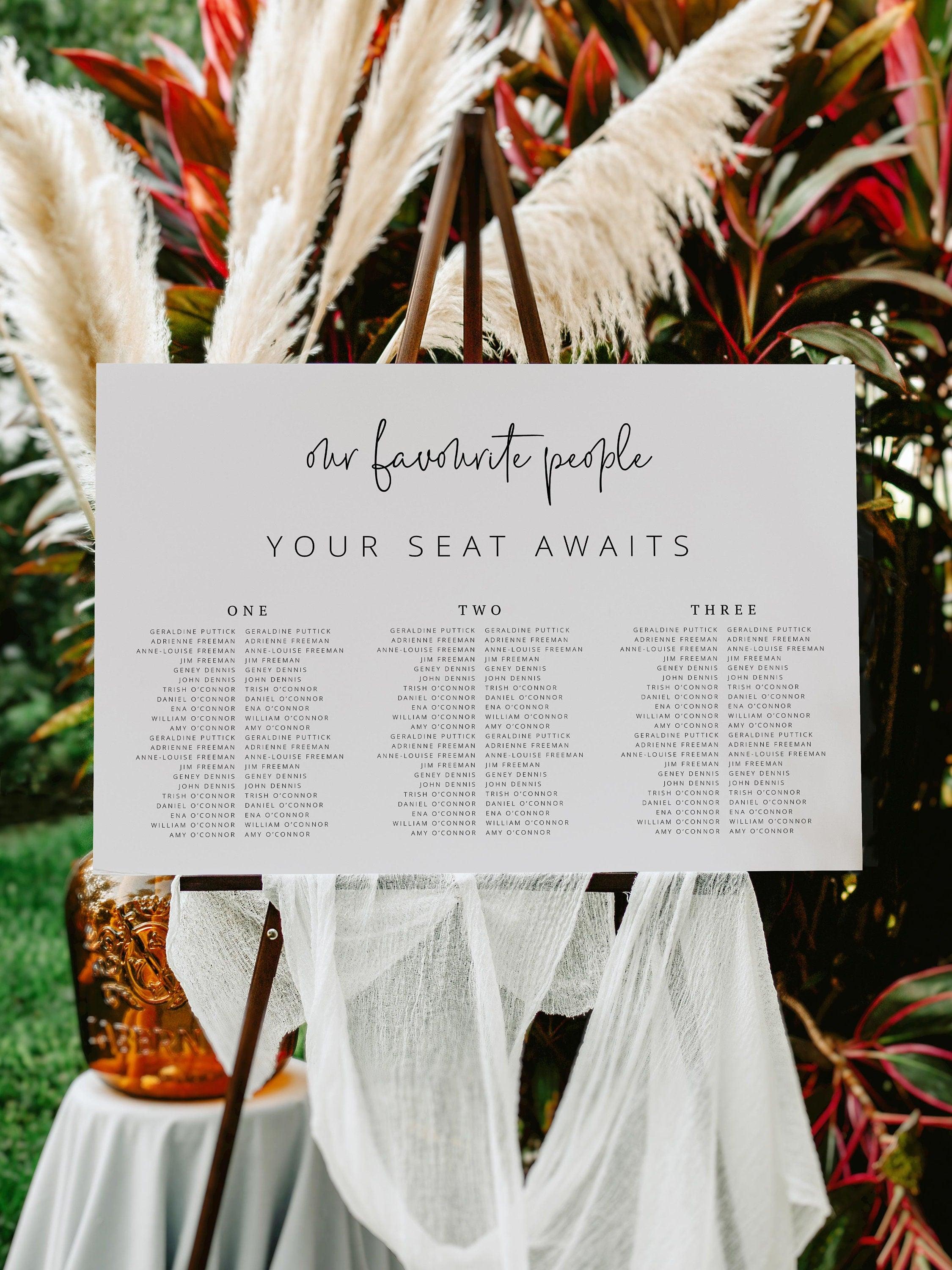 Banquet Seating Chart Ascot - THE SUNDAE CREATIVE