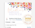 Bridal Shower Facebook Event Banner  Bridal Shower Invitation THE SUNDAE CREATIVE