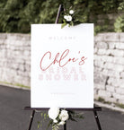 Bridal Shower Welcome Sign Brody .Bridal Shower Welcome Sign .The Sundae Creative