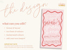 SMS Bridal Shower Invitation Eleni - THE SUNDAE CREATIVE