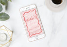 SMS Bridal Shower Invitation Eleni - THE SUNDAE CREATIVE