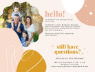 SMS Bridesmaid Info Card Ella - THE SUNDAE CREATIVE