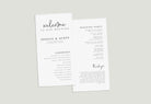 Wedding Ceremony Program Ascot - THE SUNDAE CREATIVE