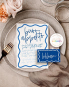 Wedding Menu + Placecard Eleni - THE SUNDAE CREATIVE