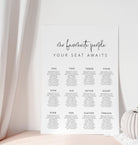 Wedding Seating Plan Ascot  Wedding Seating Plan THE SUNDAE CREATIVE