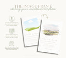 Custom Wedding Venue Watercolour Illustration, Digital Download Invite & Canva Template for Your Perfect Wedding