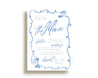 Hand Drawn Wedding Menu .Menu .The Sundae Creative