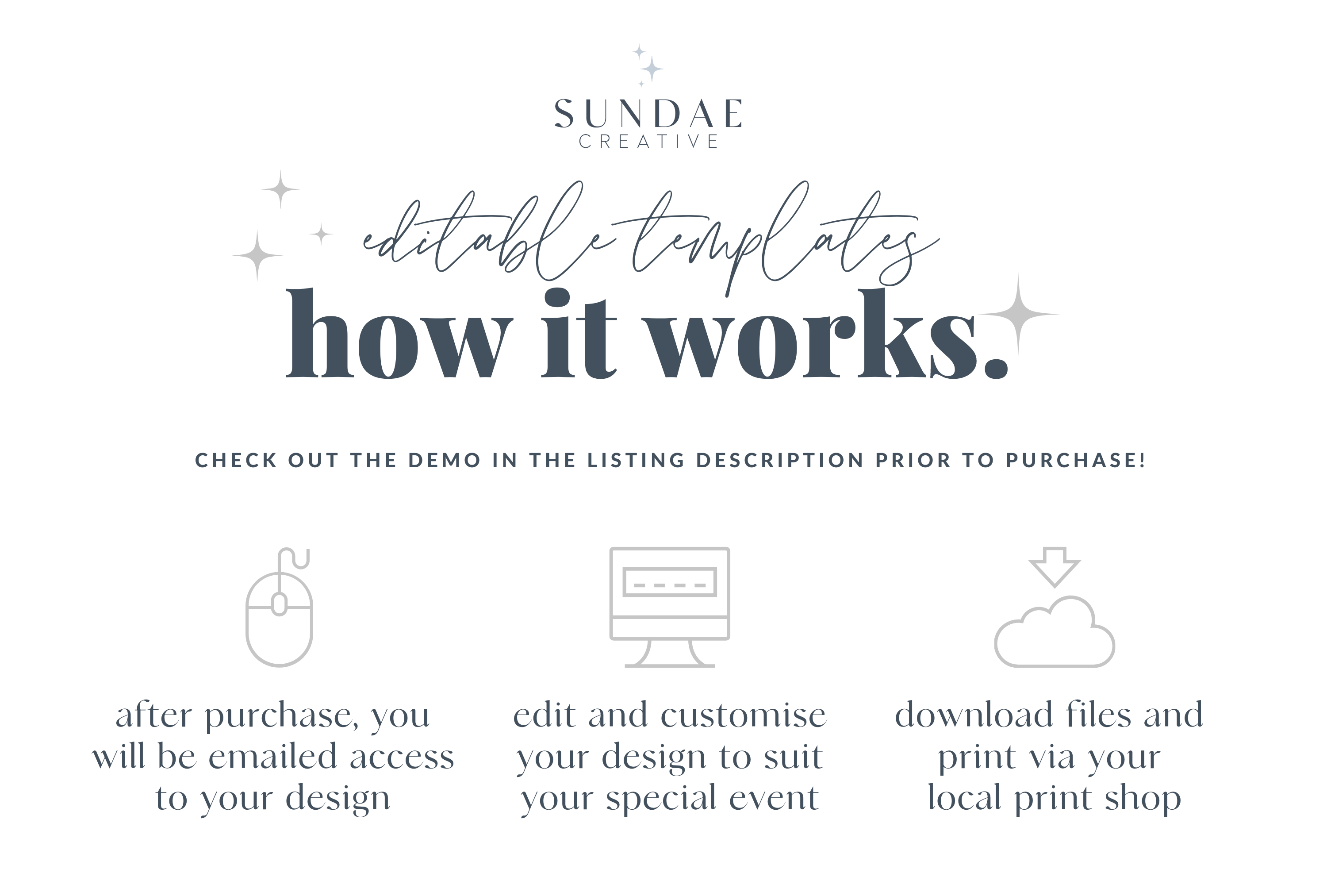 Sofia Wedding Menu Template .Wedding Menu .The Sundae Creative