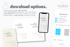 Athens Invitation Suite Template .Wedding Invitation .The Sundae Creative