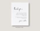 Wedding Thank You Card - Bribie - The Sundae Creative