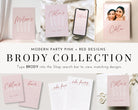 Pink Red Bridal Shower Game Bundle - Brody - The Sundae Creative