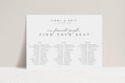 Long Tables Wedding Seating Chart Template, Our Favorite People Seating Plan, Printable Banquet Seating Chart Templett HIGHGATE