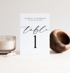 Table Numbers - Audrey - The Sundae Creative