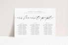 Banquet Seating Plan Audrey .Wedding Seating Plan .The Sundae Creative