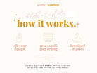 AUDREY Elegant Wedding Reception Bundle, Printable Wedding Signage, Seating Plan Welcome Sign, Instant Download Editable TEMPLETT