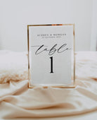 Table Numbers - Audrey - The Sundae Creative