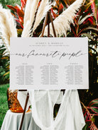 Banquet Seating Plan Audrey .Wedding Seating Plan .The Sundae Creative