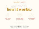 SONNY Pink Wavey Hens Party Invitation - The Sundae Creative
