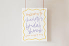 Bridal Shower Welcome Sign - Eleni - The Sundae Creative