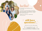 Bribie Table Number Signs - The Sundae Creative
