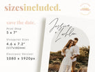 Elegant Arch Wedding Save the Date - Athens - The Sundae Creative