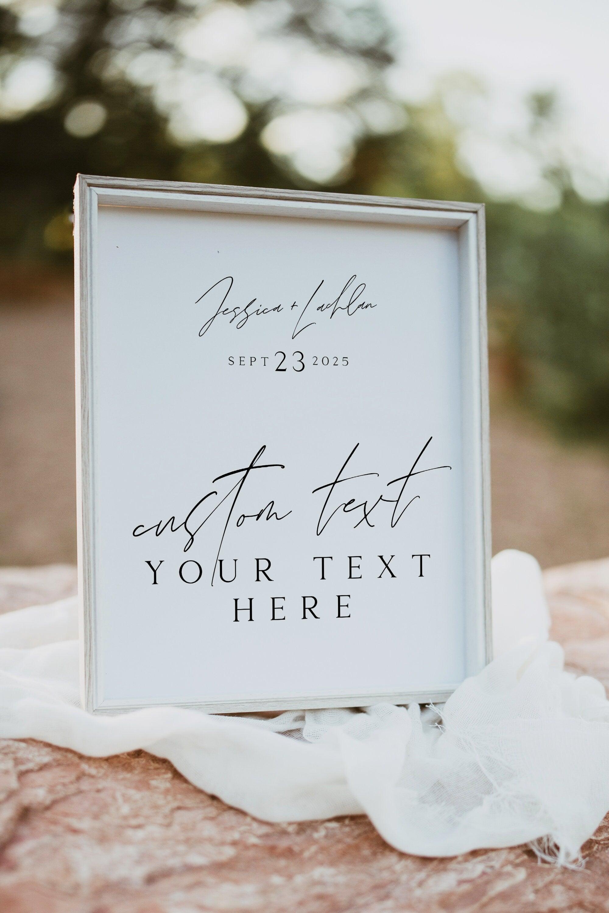 Athens Custom Text Sign Template - The Sundae Creative