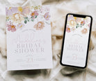 SMS Bridal Shower Invitation Ruby .Bridal Shower Invitation .The Sundae Creative