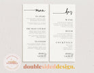 Wedding Menu - Bribie - The Sundae Creative