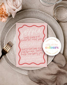 Guest Name Menu - Eleni - The Sundae Creative