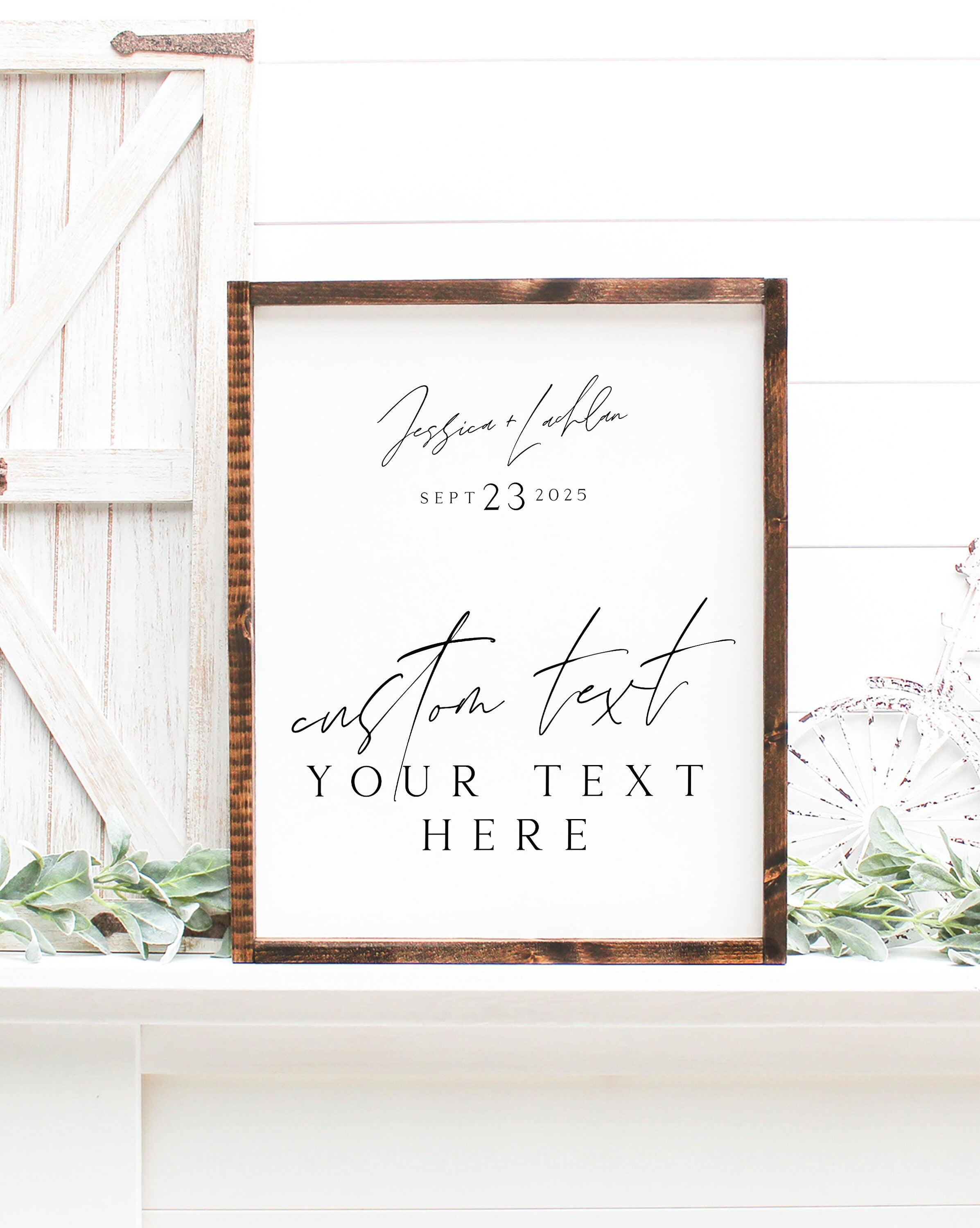 Athens Custom Text Sign Template - The Sundae Creative