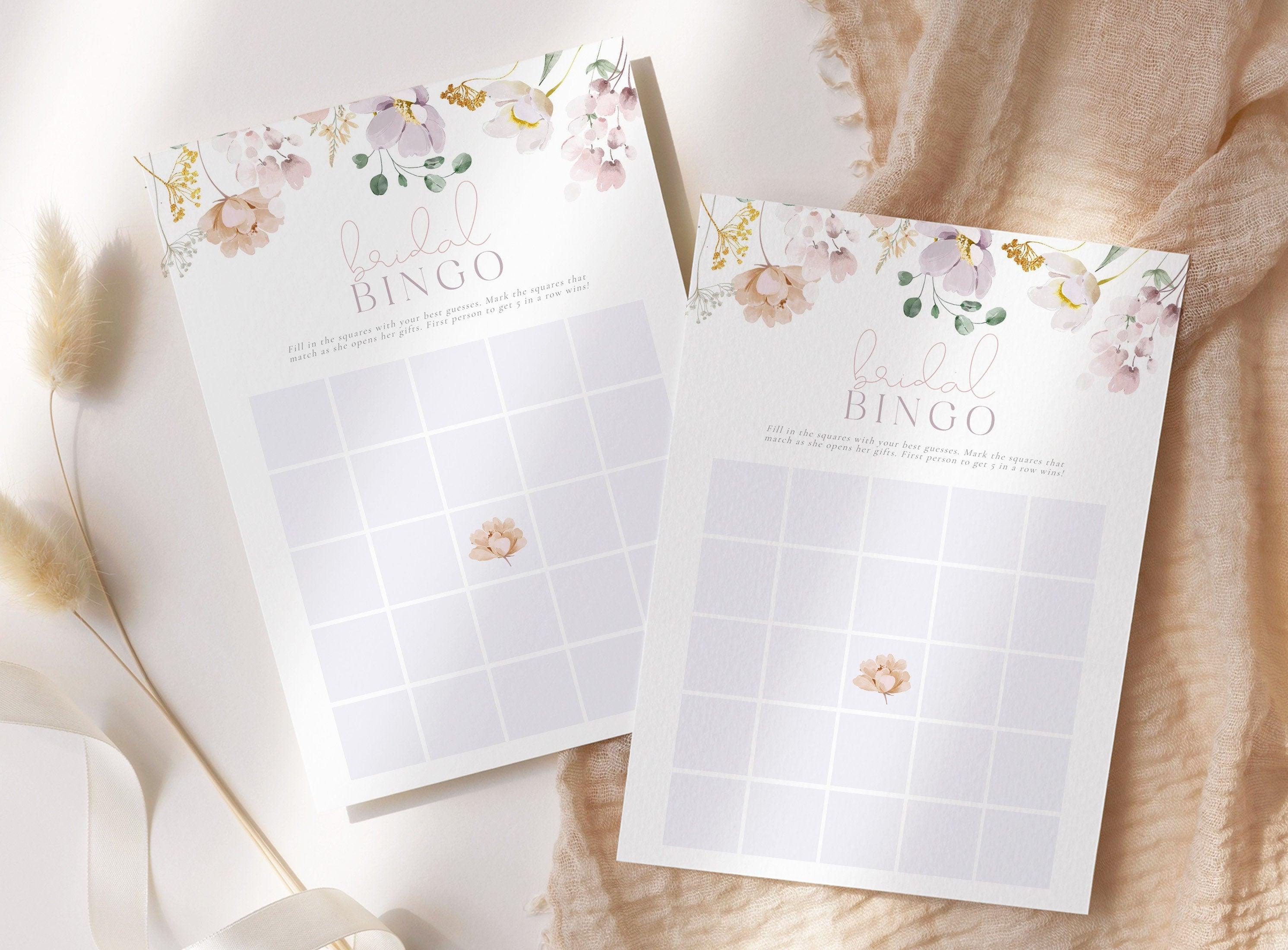 Bridal Bingo Game - Ruby - The Sundae Creative