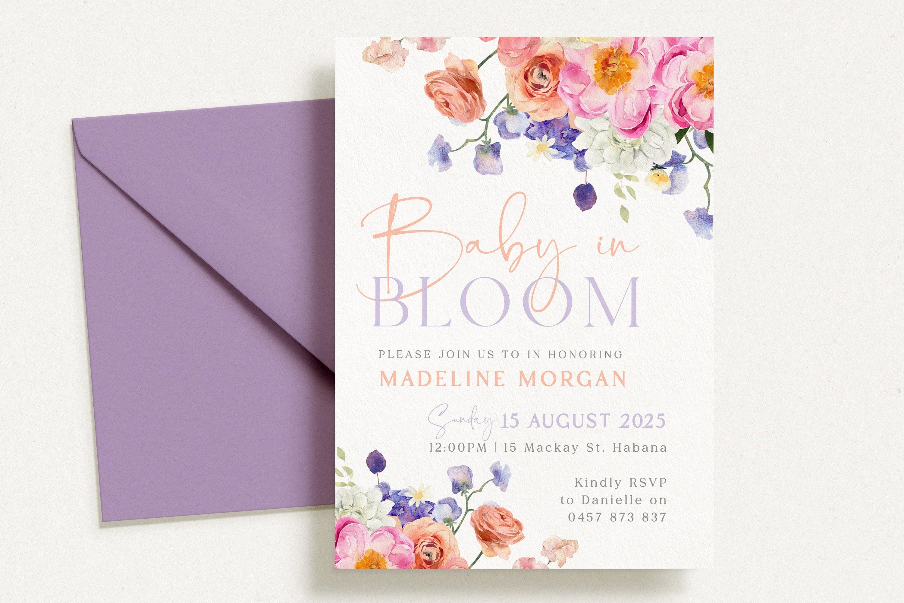 Baby Shower Invitation - Ella - The Sundae Creative