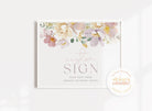 Baby Shower Custom Text Sign Template - Ruby - The Sundae Creative