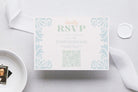 Art Deco Wedding RSVP QR Card - Bessie - The Sundae Creative