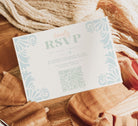 Art Deco Wedding RSVP QR Card - Bessie - The Sundae Creative