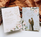 Chloe Wedding Invitation Template .Wedding Invitation .The Sundae Creative