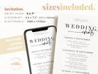 Modern Wedding Itinerary - Bribie - The Sundae Creative