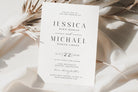 Royal Minimalist Wedding Invitation .Wedding Invitation .The Sundae Creative