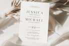 ROYAL Modern Wedding Invitation Template, Printable Classic Simple Wedding Invite, Instant Download Templett Digital