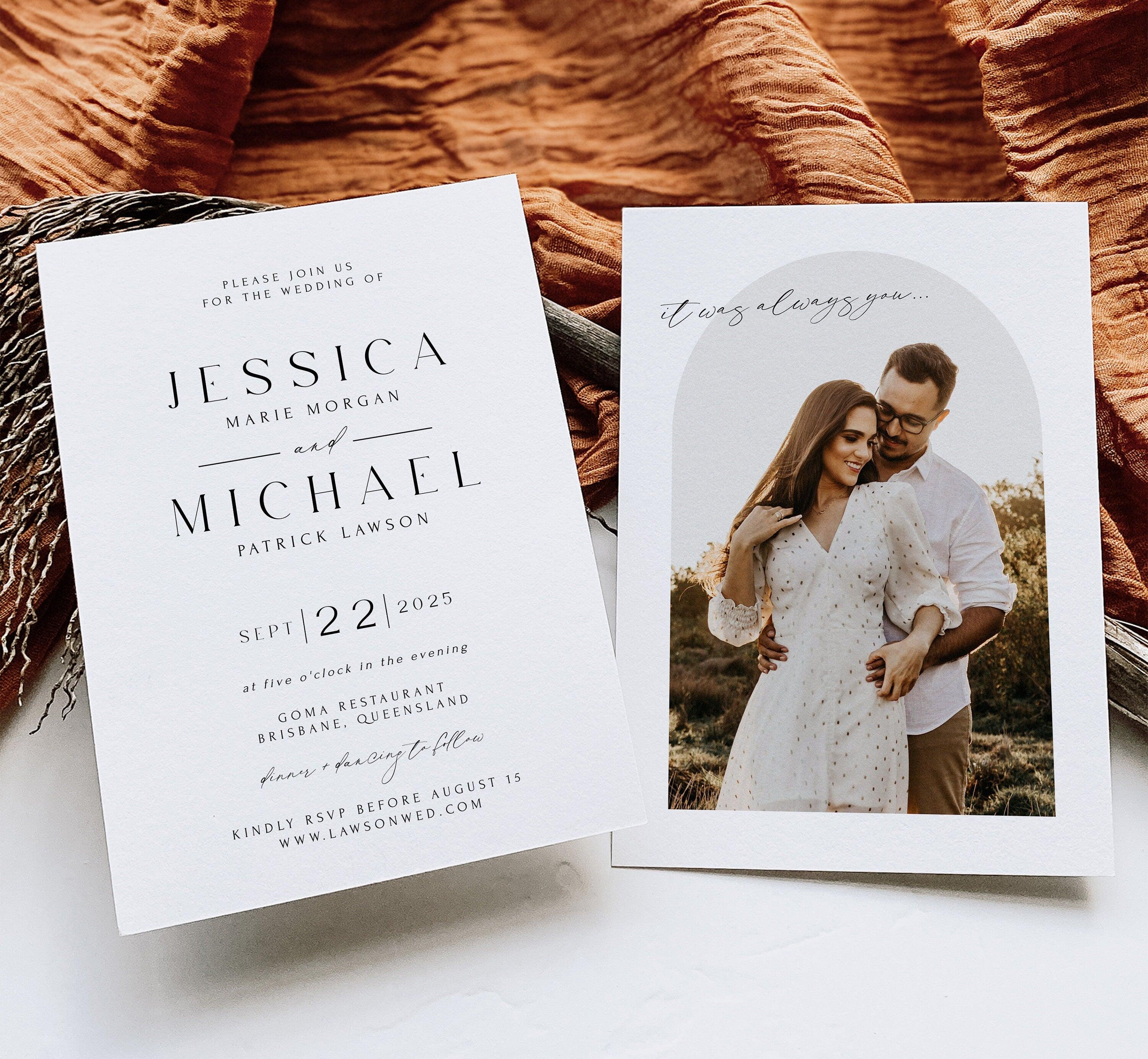Royal Wedding Invitation Set .Wedding Invitation .The Sundae Creative
