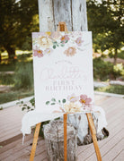 1st Birthday Milestone Sign - Ruby - The Sundae Creative