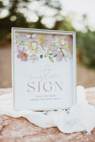 Baby Shower Custom Text Sign Template - Ruby - The Sundae Creative
