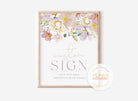Baby Shower Custom Text Sign Template - Ruby - The Sundae Creative