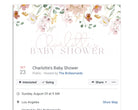 Baby Shower Facebook Banner - Ruby - The Sundae Creative