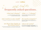 Floral Bridal Shower Menu Template - Ruby - The Sundae Creative