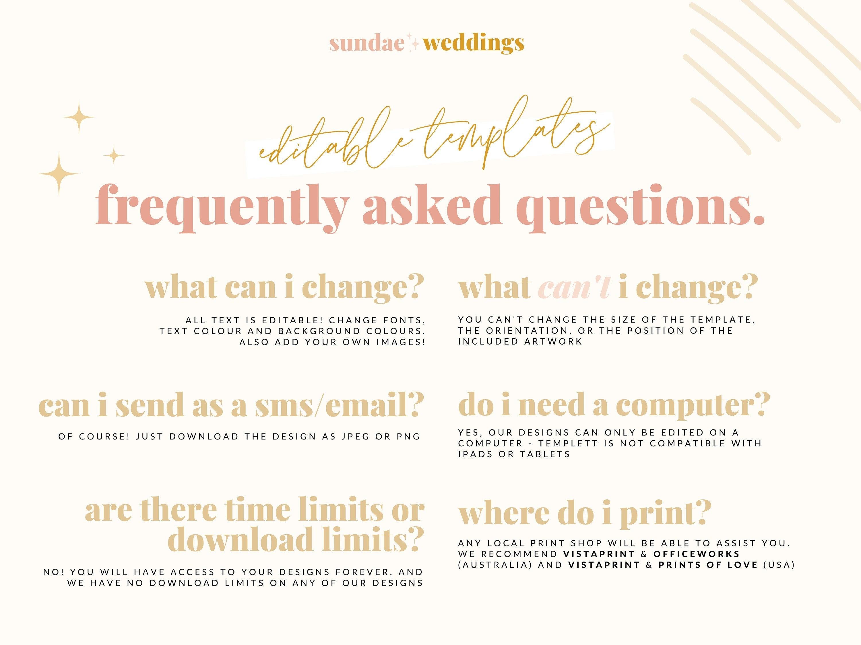 Floral Bridal Shower Menu Template - Ruby - The Sundae Creative