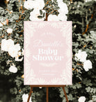 Art Deco Baby Shower Welcome Sign - Bessie - The Sundae Creative